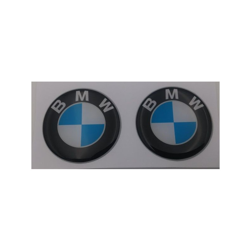 2 aufkleber logos BMW durchmesser 40 mm