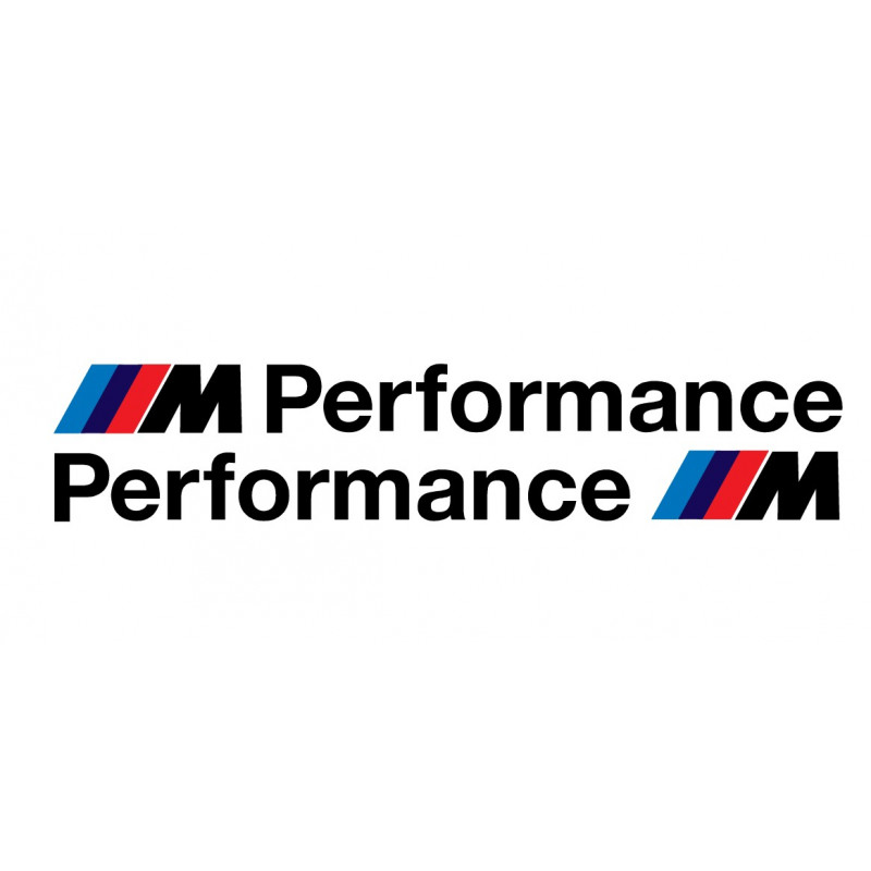 Sticker BMW M performance 500 mm de long, stickers bmw - landing